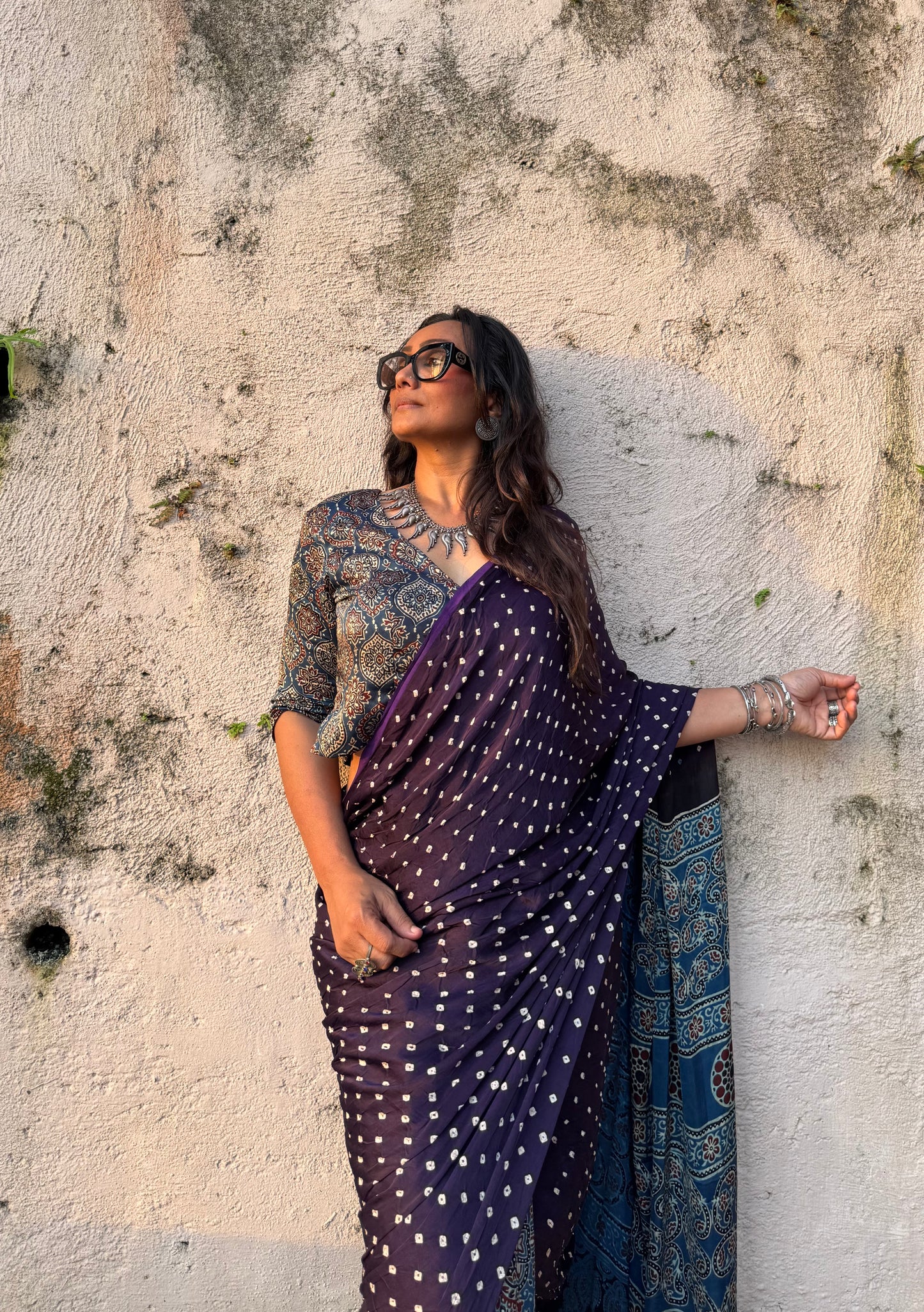 Noor Bandhani Modal Silk Saree