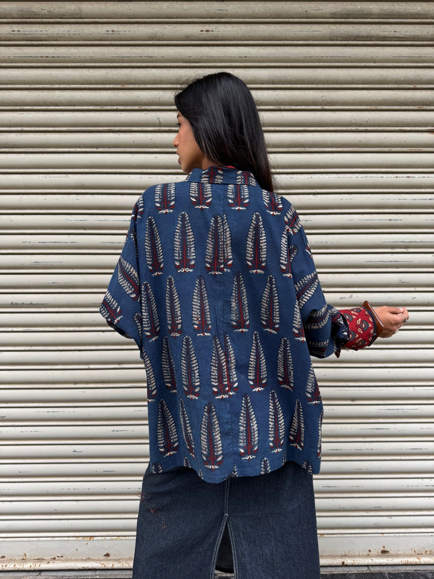 Neel Ajrakh Cotton Shirt