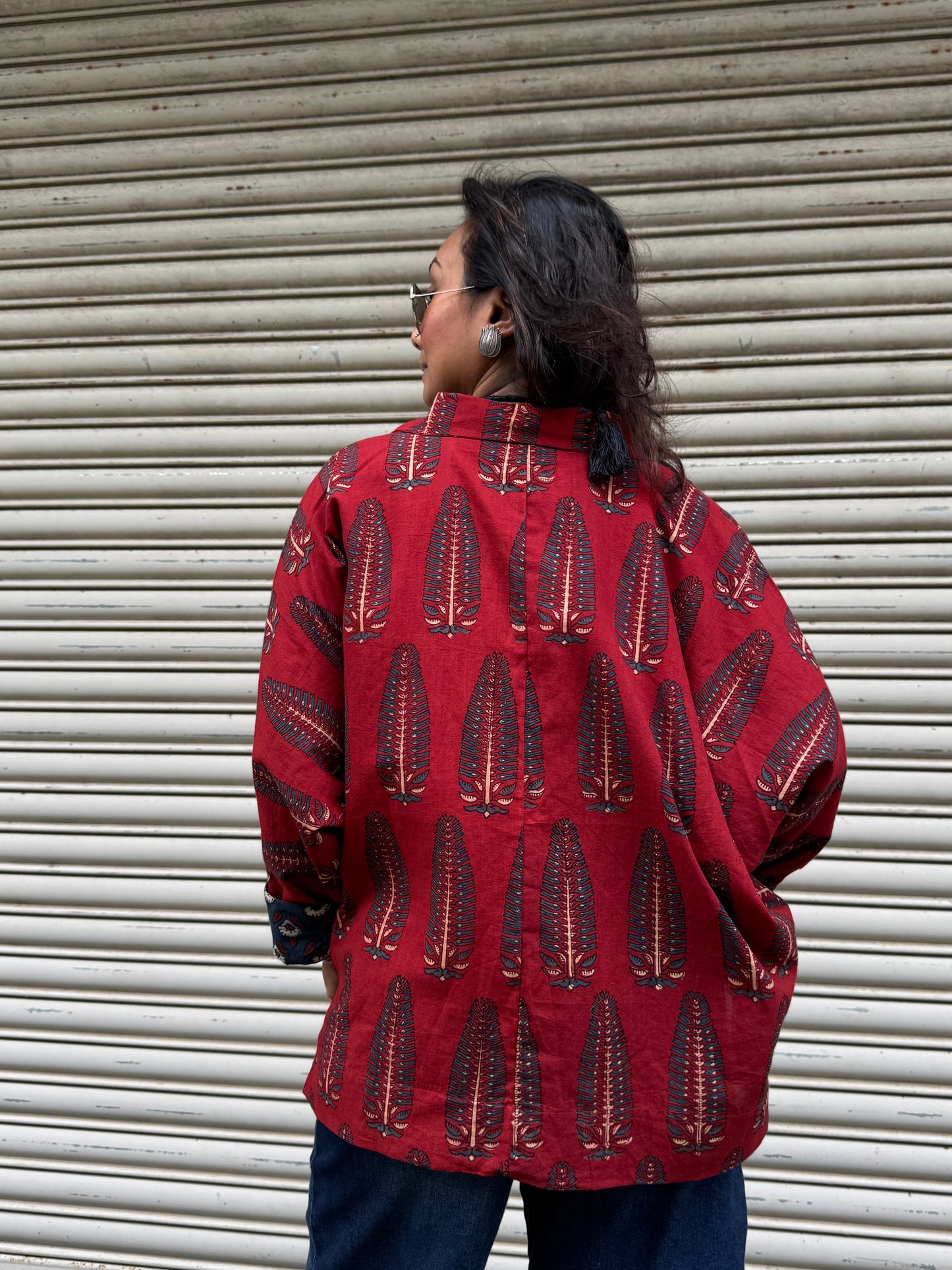 Maati Ajrakh Cotton Shirt