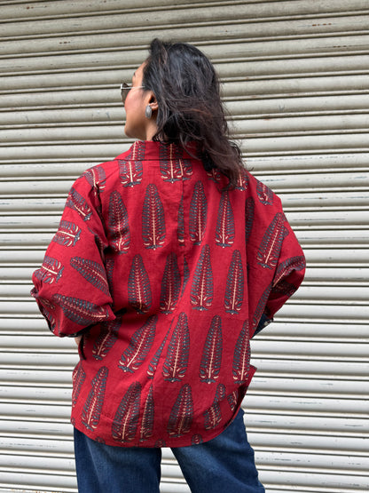 Maati Ajrakh Cotton Shirt