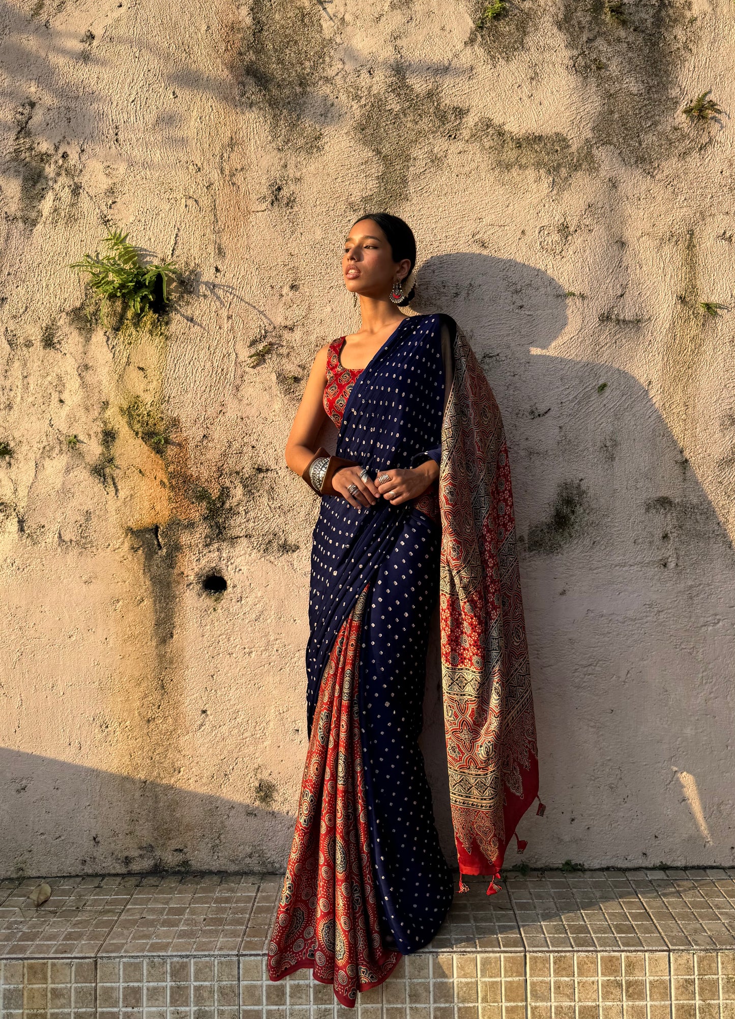 Ira Bandhani Modal Silk Saree