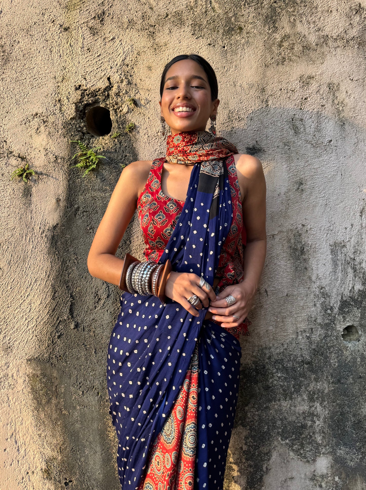 Ira Bandhani Modal Silk Saree