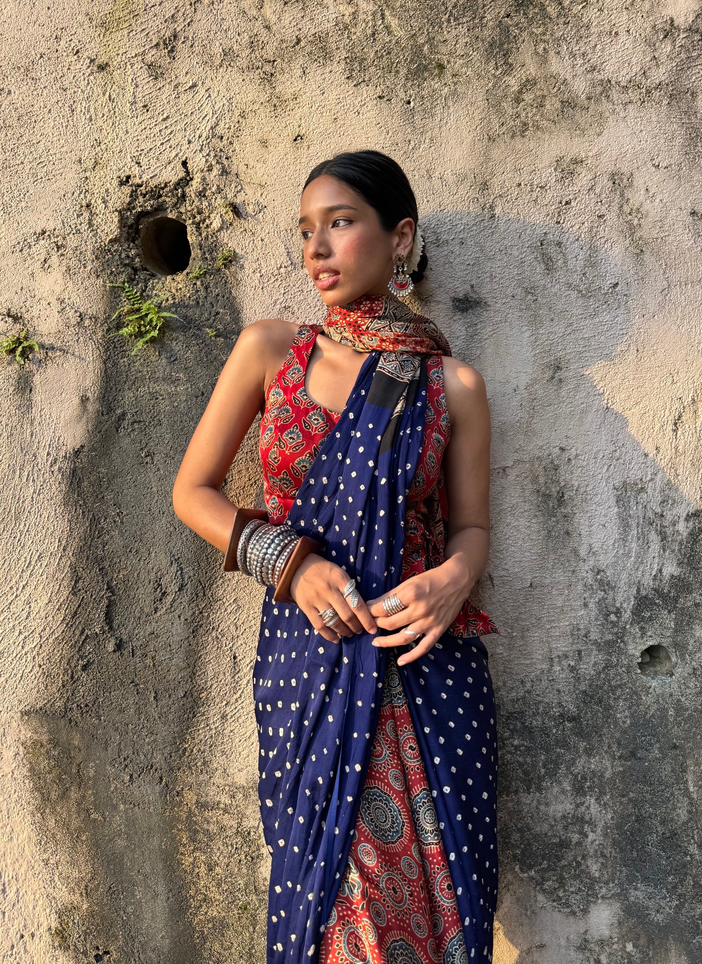 Ira Bandhani Modal Silk Saree