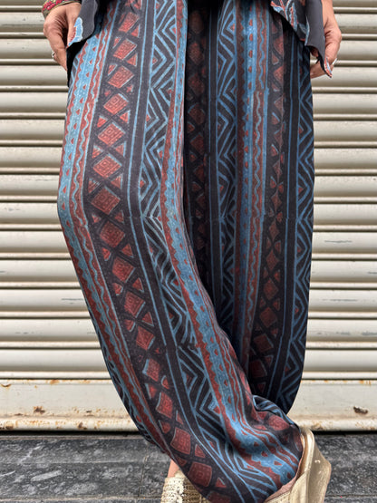 Bluebell Modal silk Co-ord set with Ballon pants