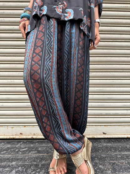 Bluebell Modal silk Co-ord set with Ballon pants