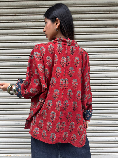 Pammi Ajrakh Cotton Shirt