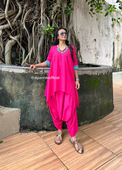 Rani pink Harem co-ord set
