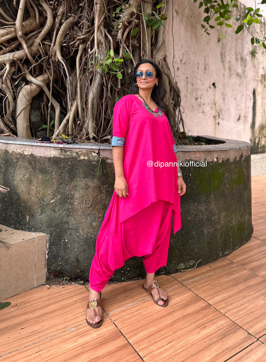 Rani pink Harem co-ord set