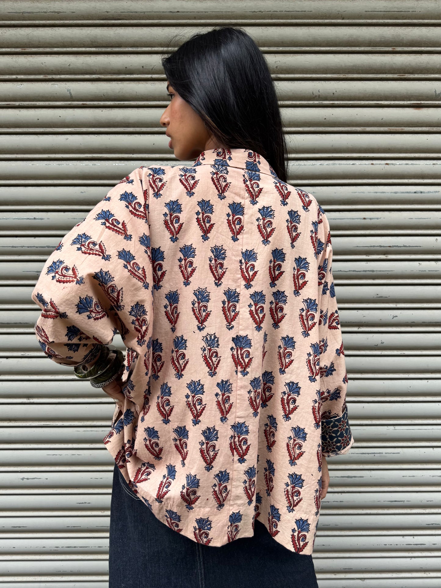 Shell Ajrakh Cotton Shirt