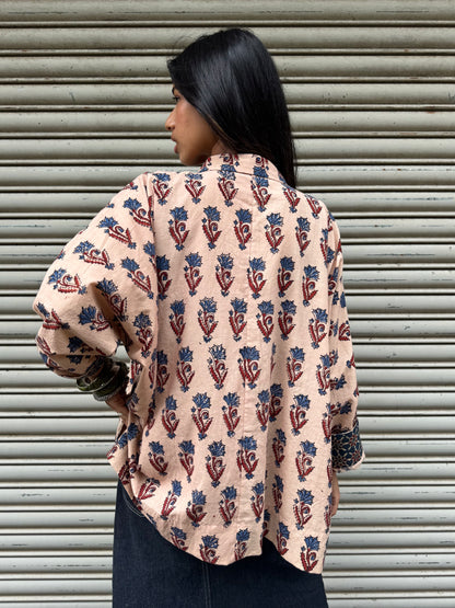 Shell Ajrakh Cotton Shirt