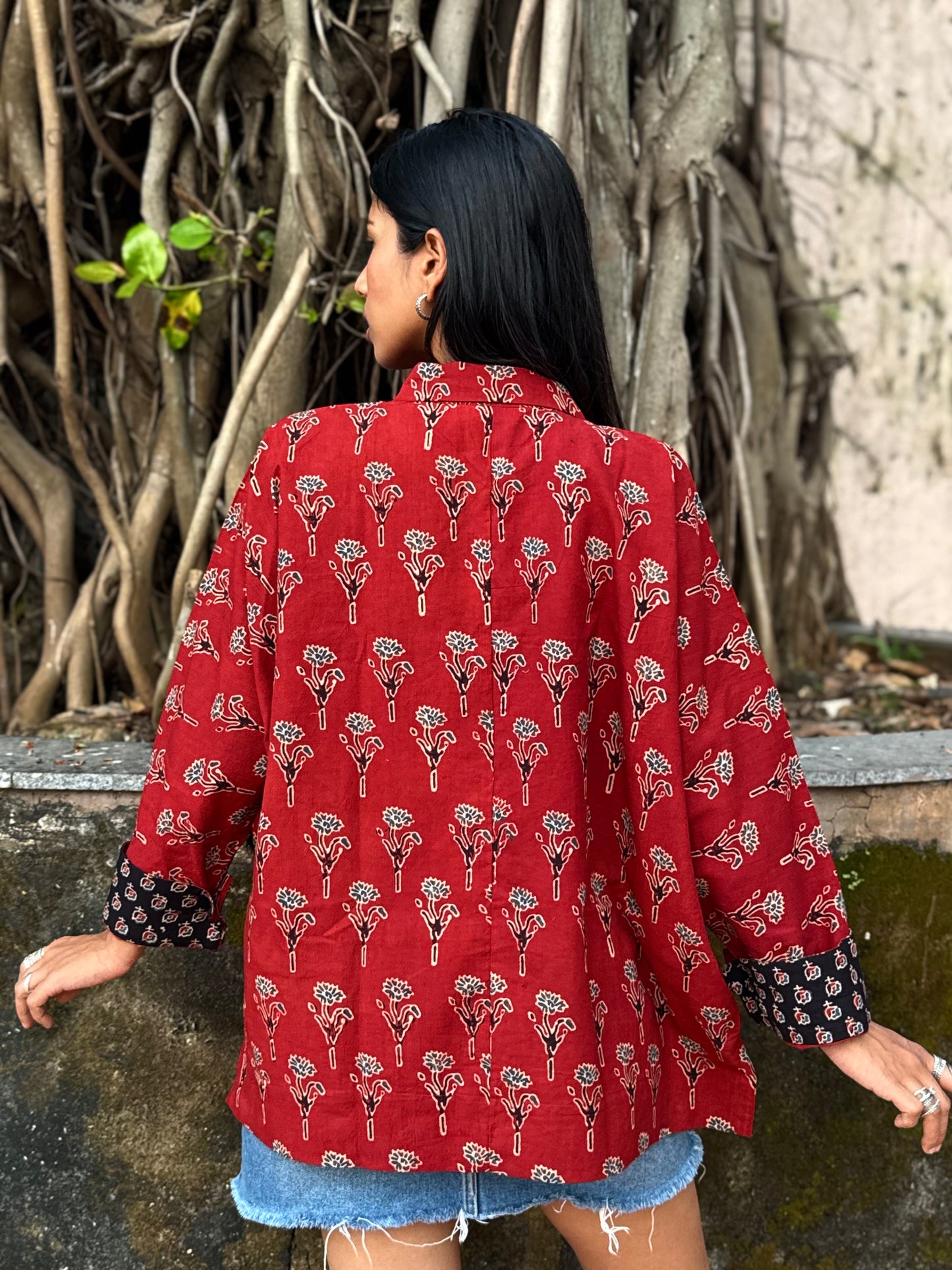 Ruby Ajrakh Cotton Shirt