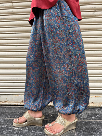 Plum Modal silk Co-ord set with Balloon pants