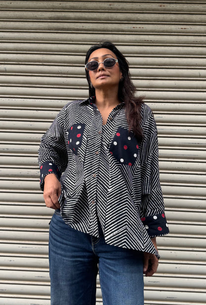 Rhythm Monochrome Cotton Shirt