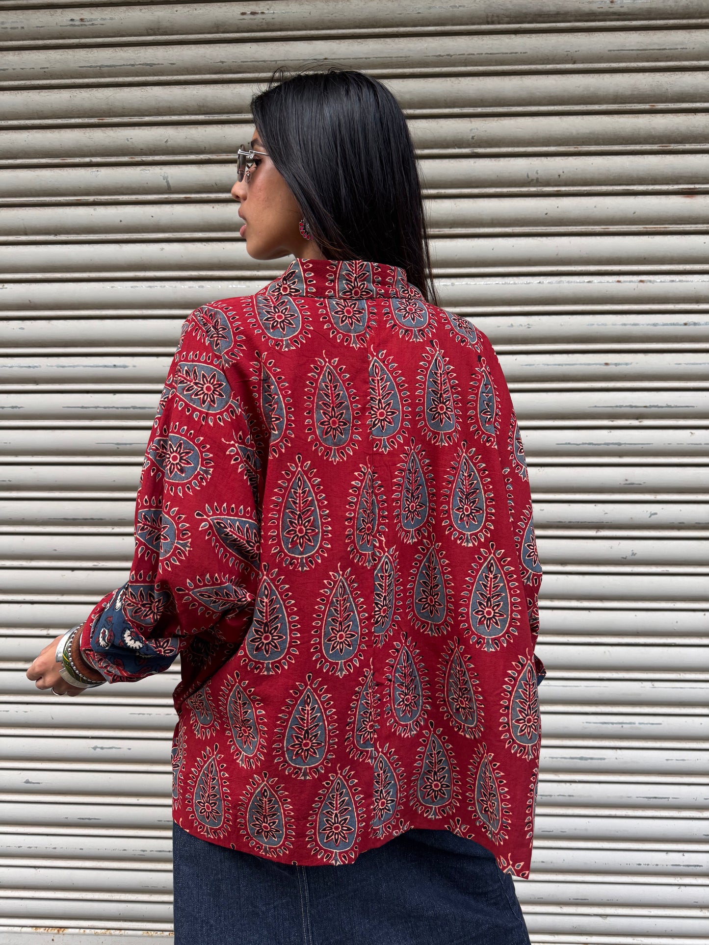 Sienna Ajrakh Cotton Shirt