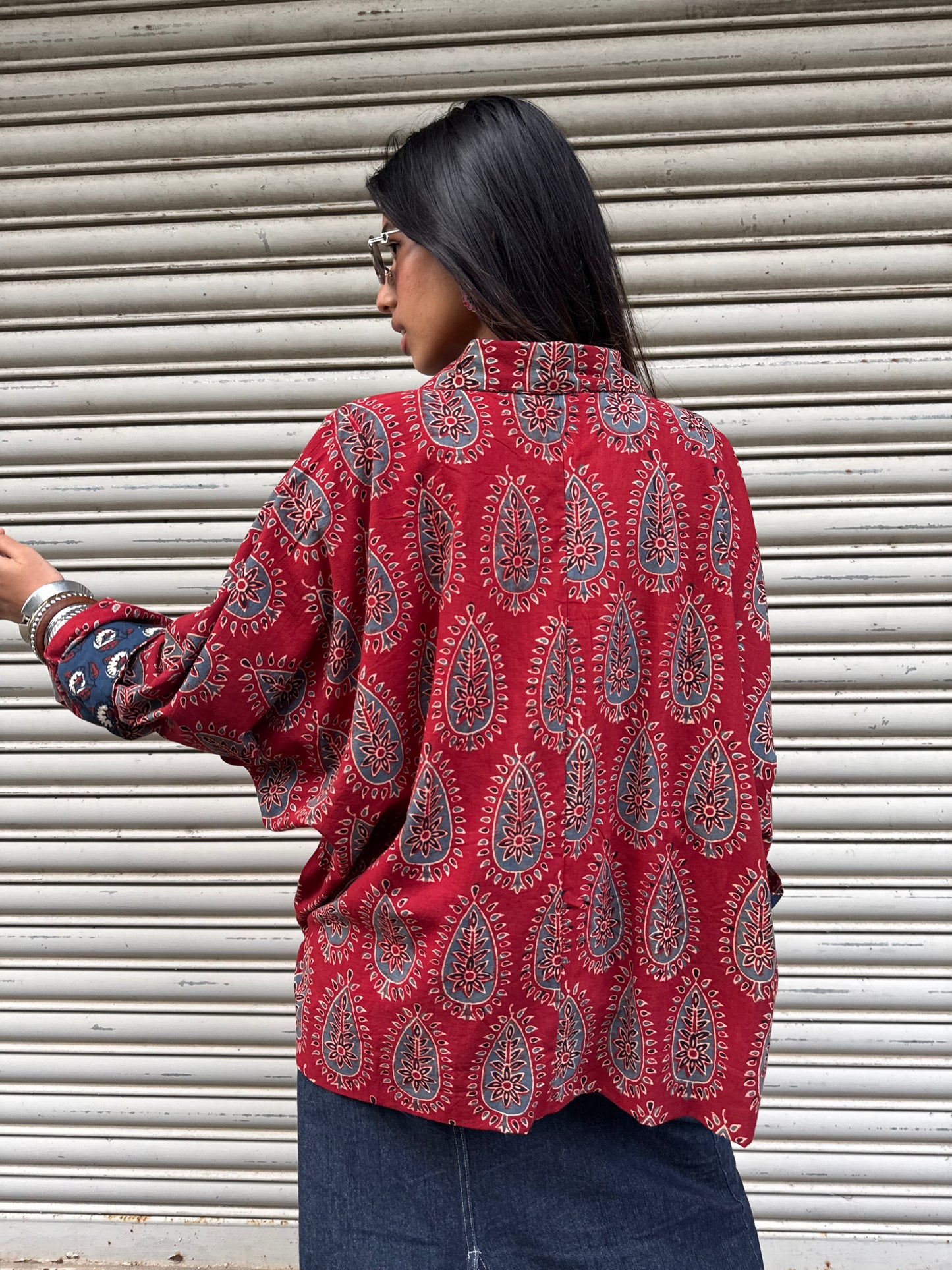 Sienna Ajrakh Cotton Shirt
