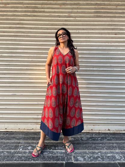 Brick Ajrakh Suhaani Jumpsuit