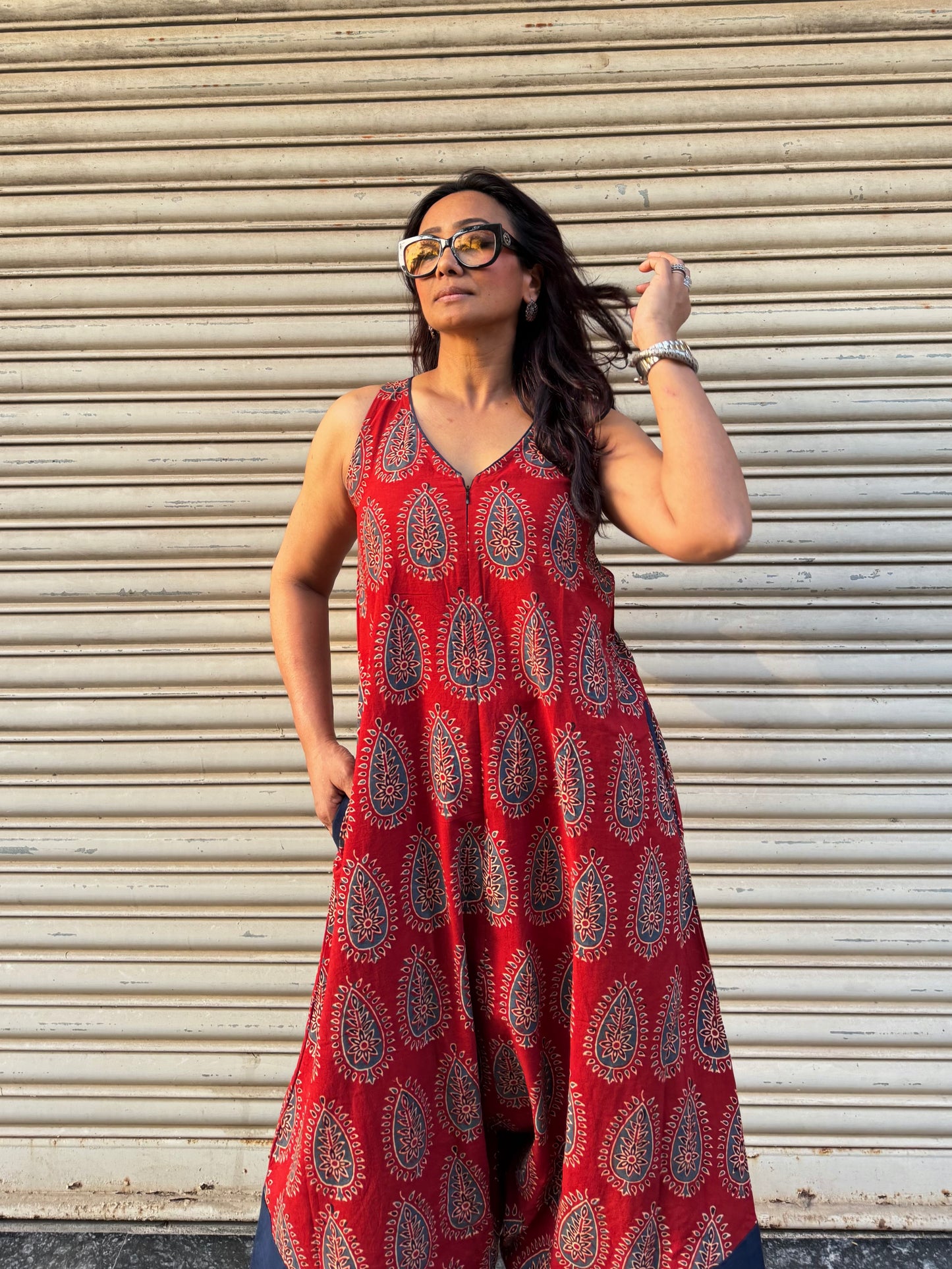 Brick Ajrakh Suhaani Jumpsuit