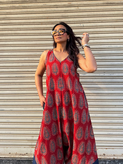 Brick Ajrakh Suhaani Jumpsuit
