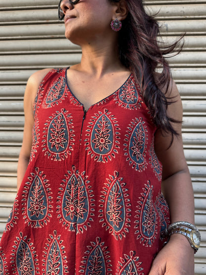 Brick Ajrakh Suhaani Jumpsuit