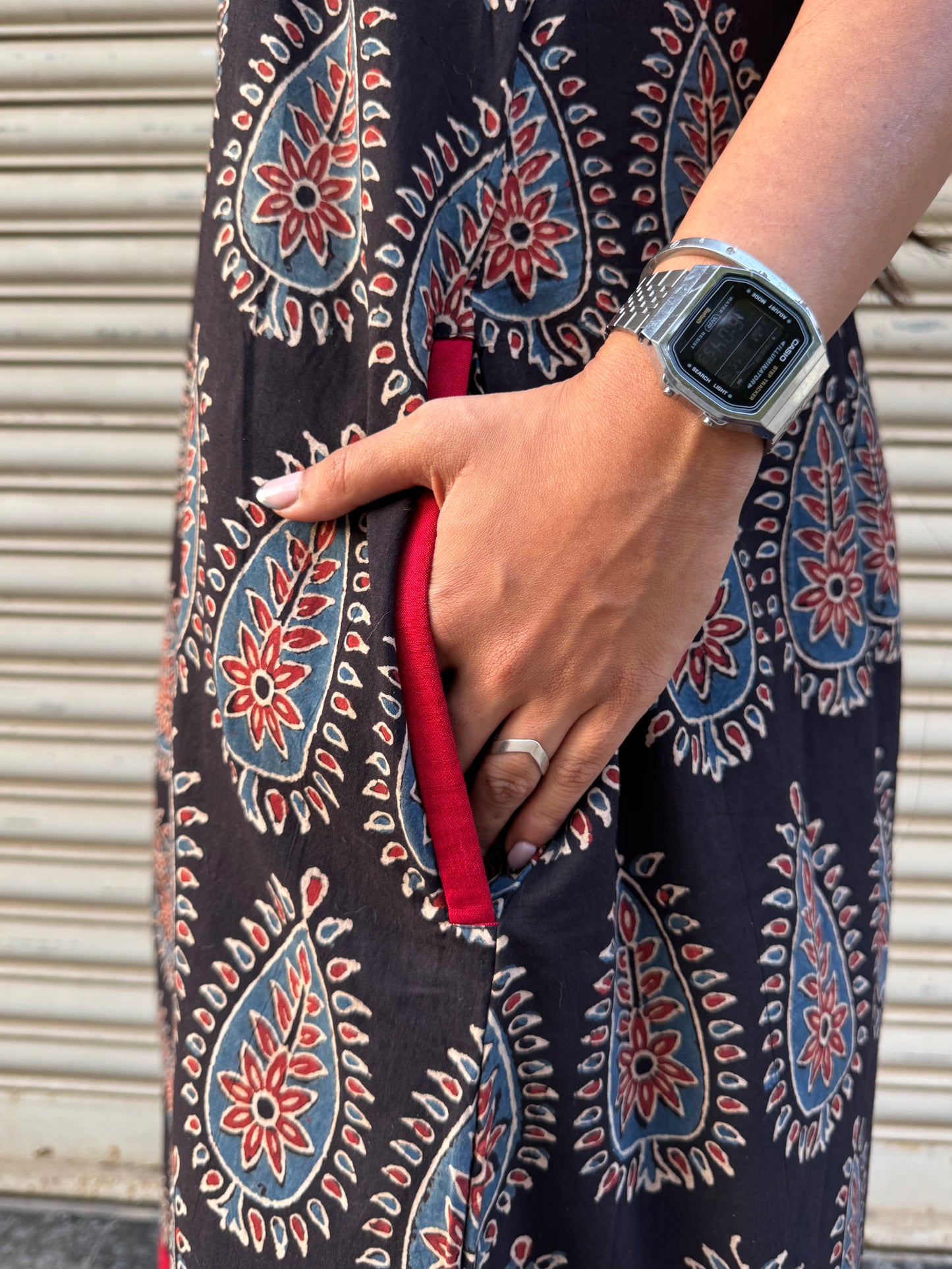 Ebony Ajrakh Suhaani Jumpsuit