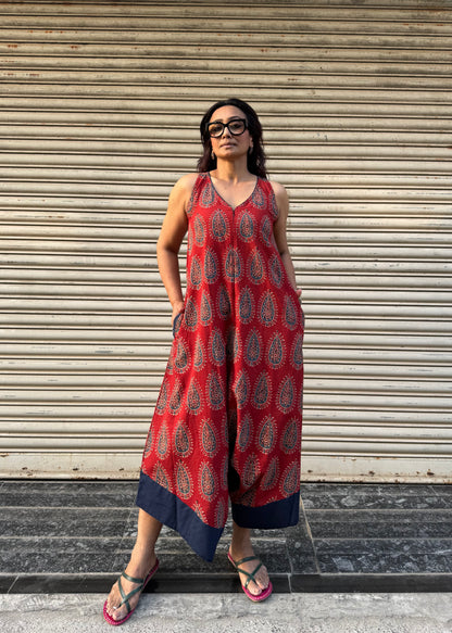 Brick Ajrakh Suhaani Jumpsuit