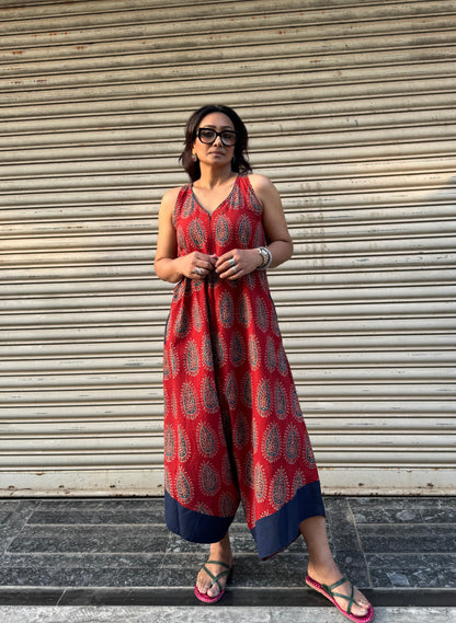 Brick Ajrakh Suhaani Jumpsuit
