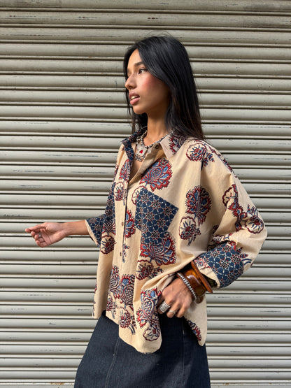 Aabha Ajrakh Cotton Shirt