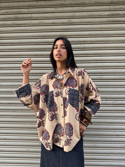 Aabha Ajrakh Cotton Shirt