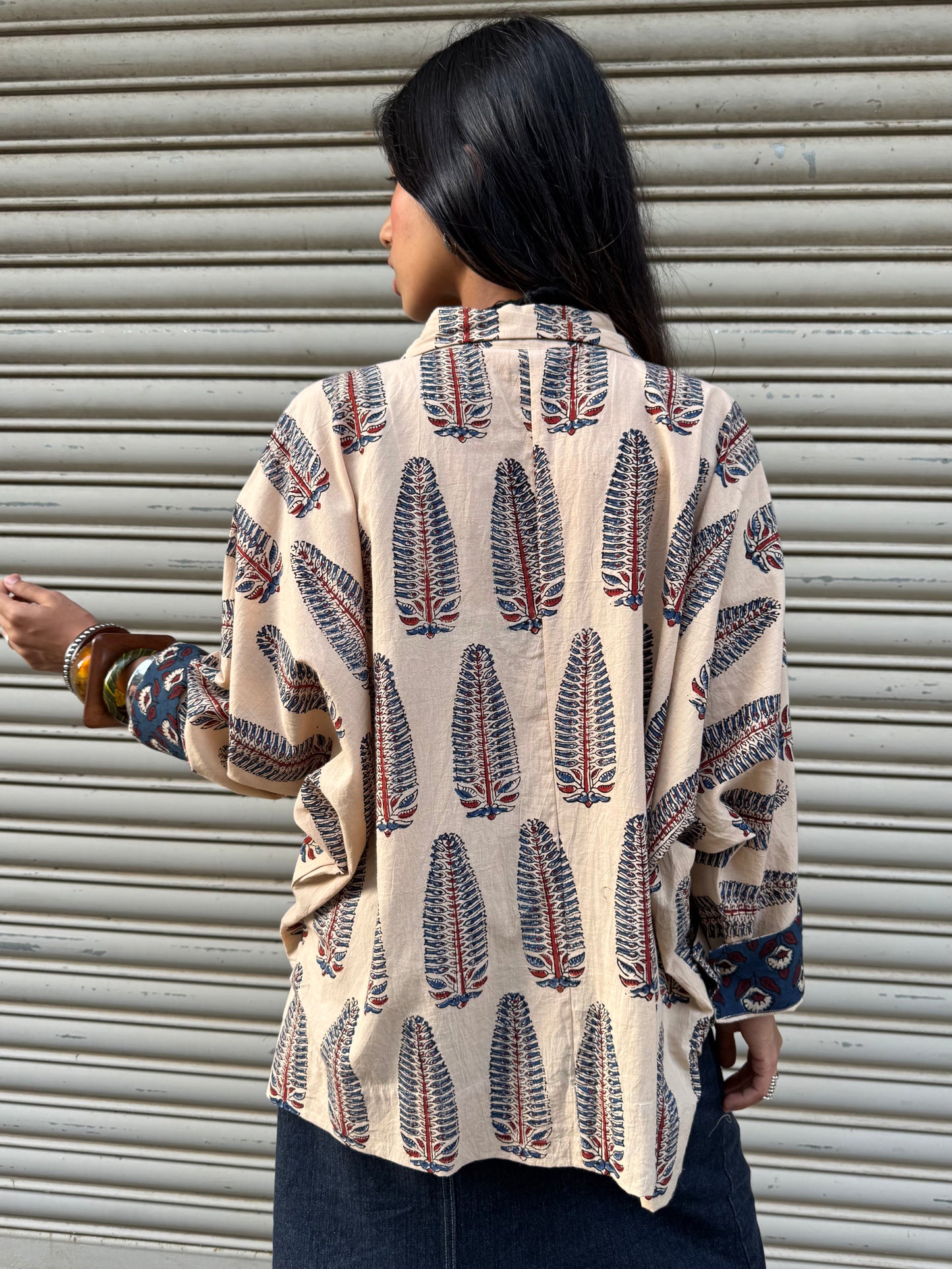 Anaar Ajrakh Cotton Shirt