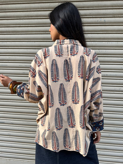 Anaar Ajrakh Cotton Shirt