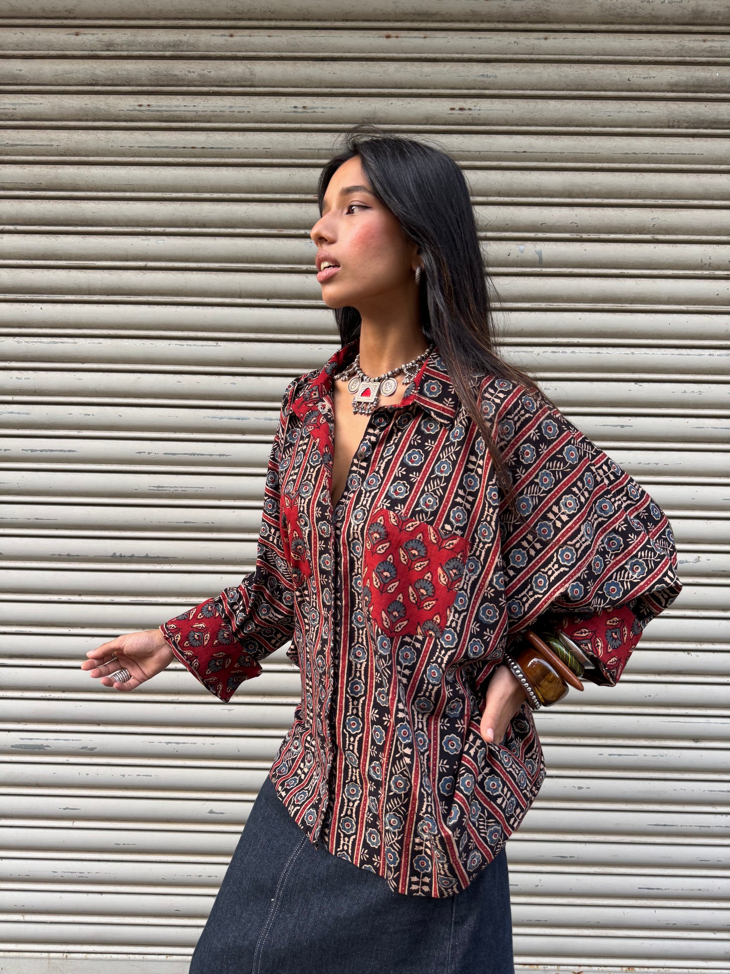 Dawn Ajrakh Cotton Shirt