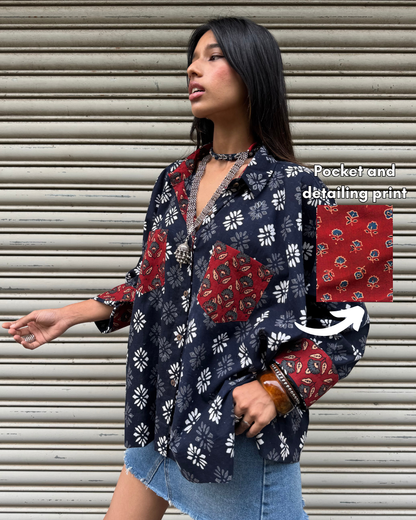 Phulka Cotton Shirt (READY TO DISPATCH)