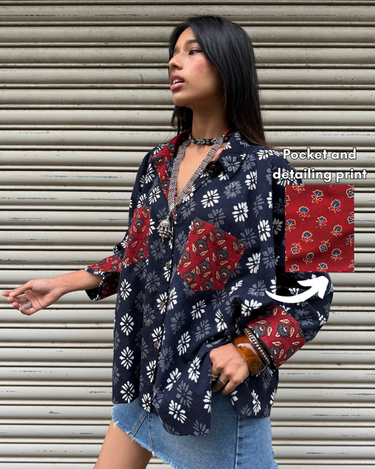Phulka Cotton Shirt (READY TO DISPATCH)
